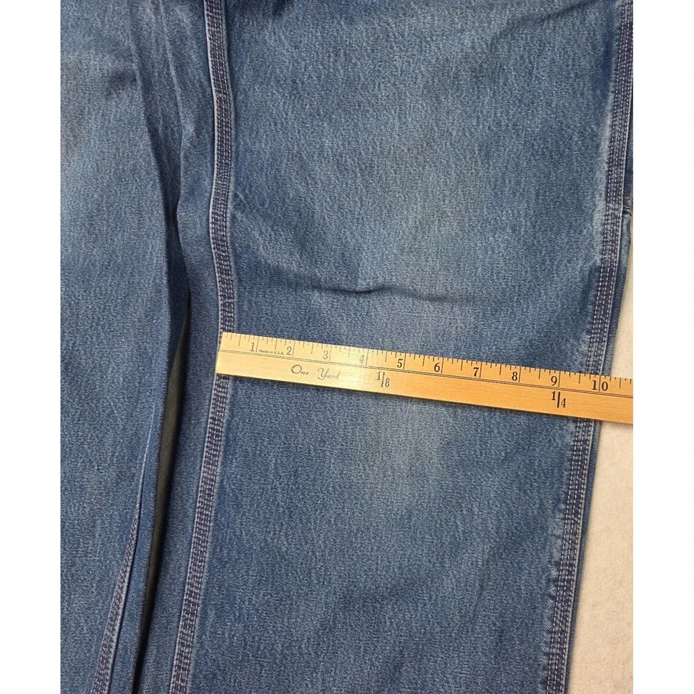 Carhartt FR Flame Resistant Carpenter Jeans 34x28 Distressed Workwear